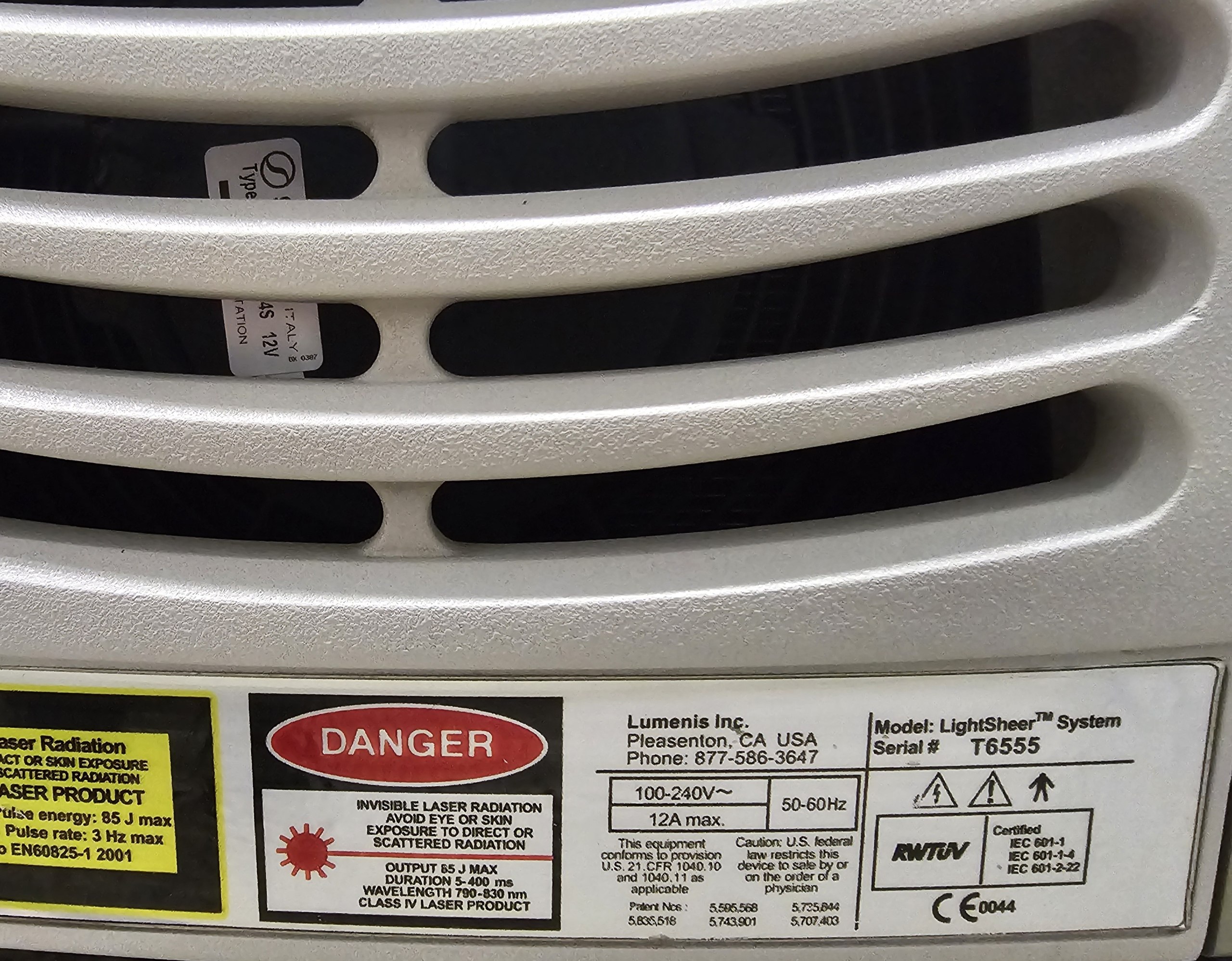 Апарат – LightSheer ET 5-100ms 2Hz з рукояткою 09 мм